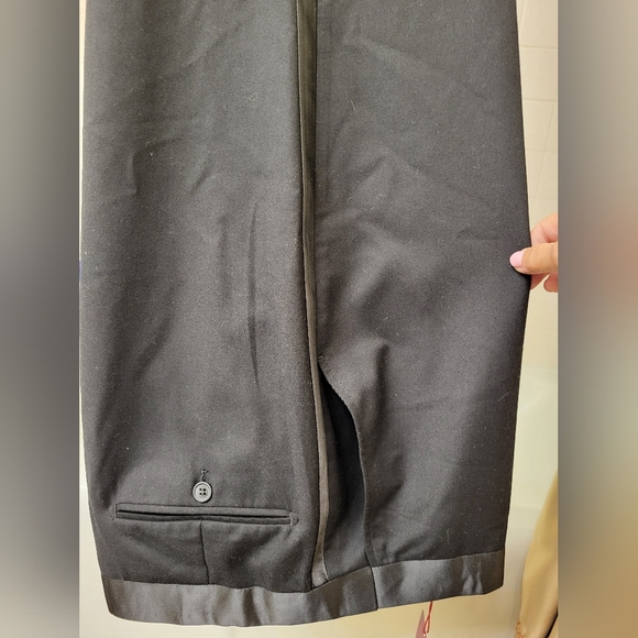 Men's Black tuxedo pants size R38 - Picture 7 of 11